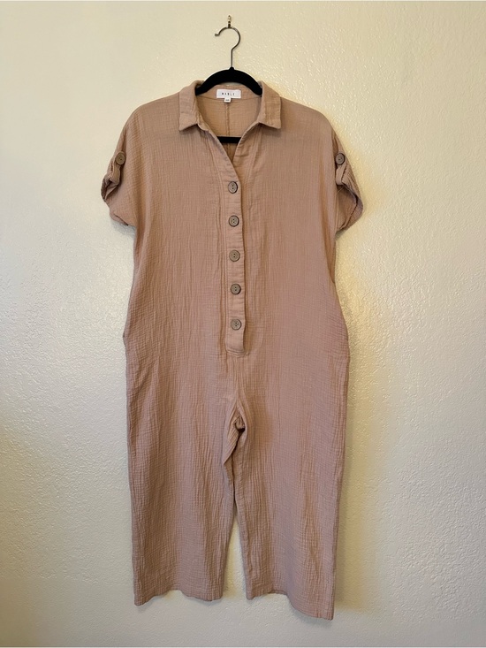 Mable Pants - Mable Short-Sleeve Jumpsuit 100% Cotton